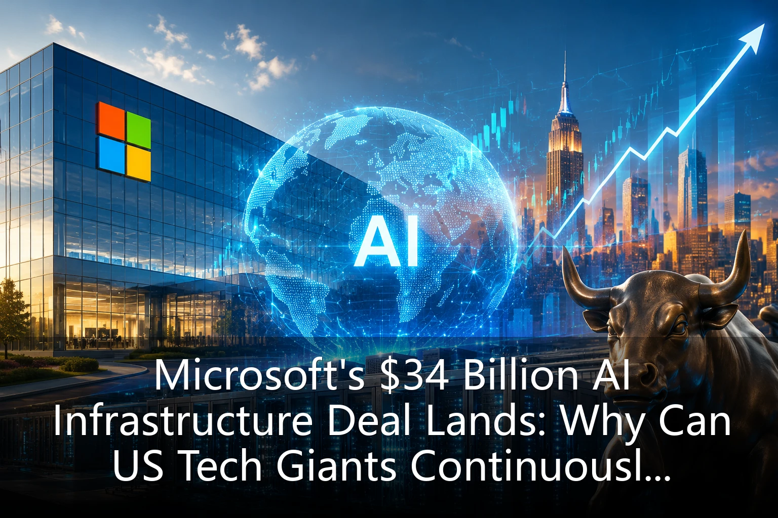 Microsoft's $34 Billion AI Infrastructure Deal Lands: Why Can US Tech Giants Continuously 'Monopolize' Global Capital?