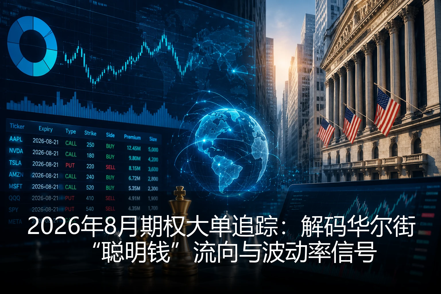 2026年8月期权大单追踪：解码华尔街“聪明钱”流向与波动率信号